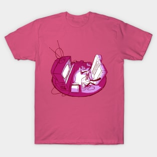 U Playin' Yaself (Pink) T-Shirt